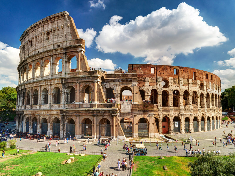 Coliseo Roma Italia color