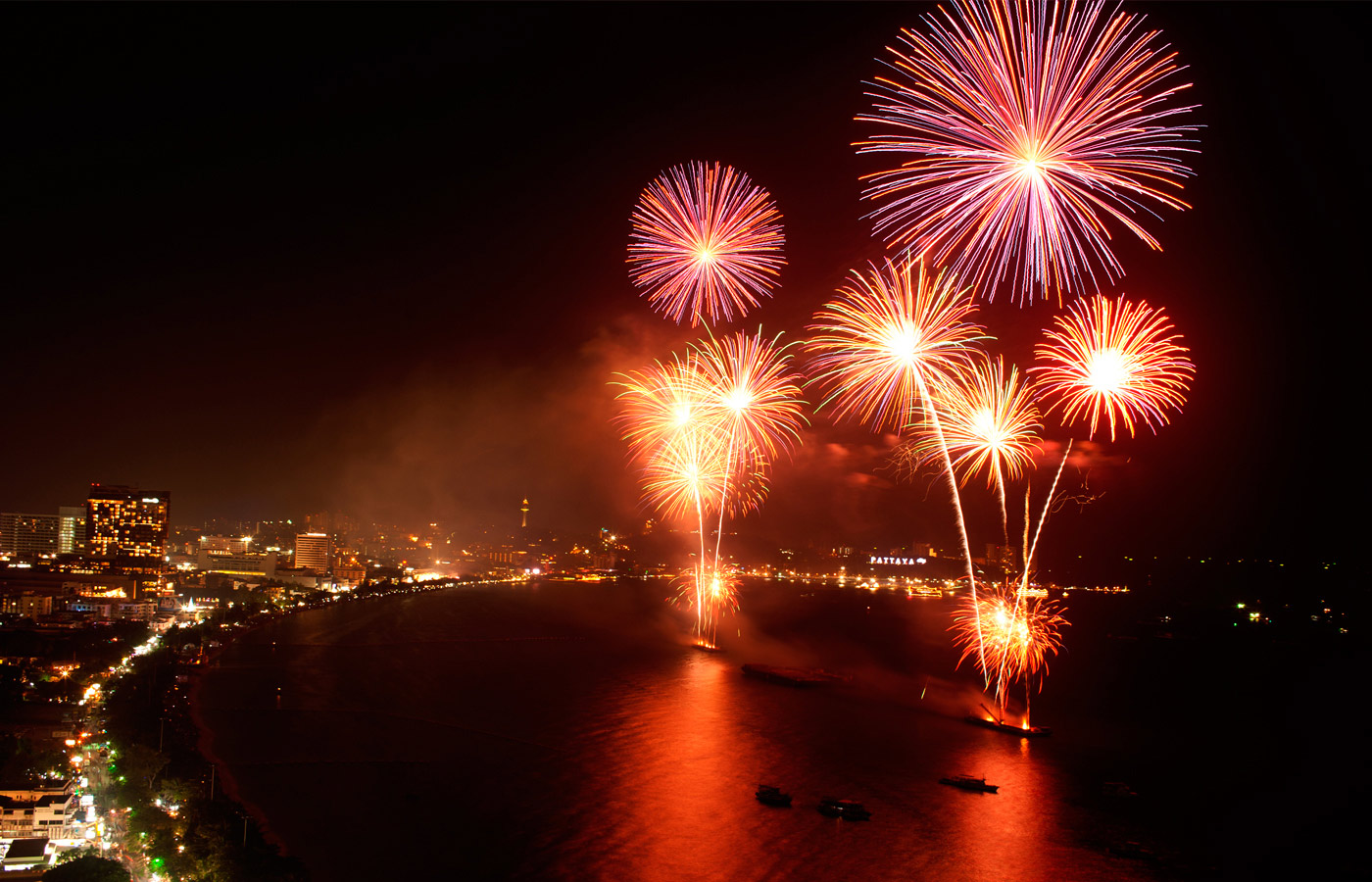 Fuegos artificiales nochevieja