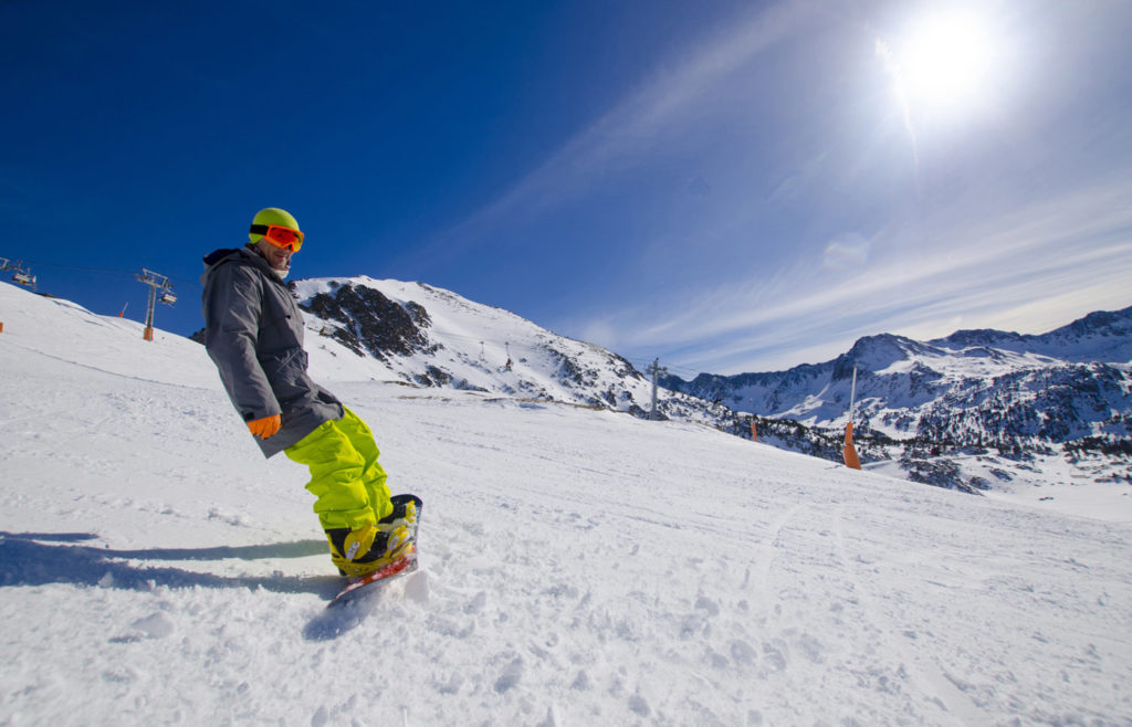 Snowboard nieve invierno