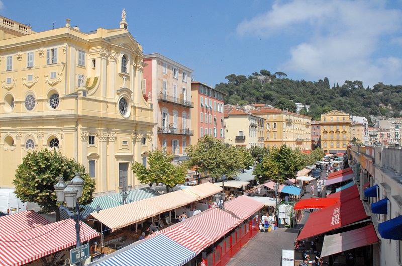 Cours Saleya mercado Niza
