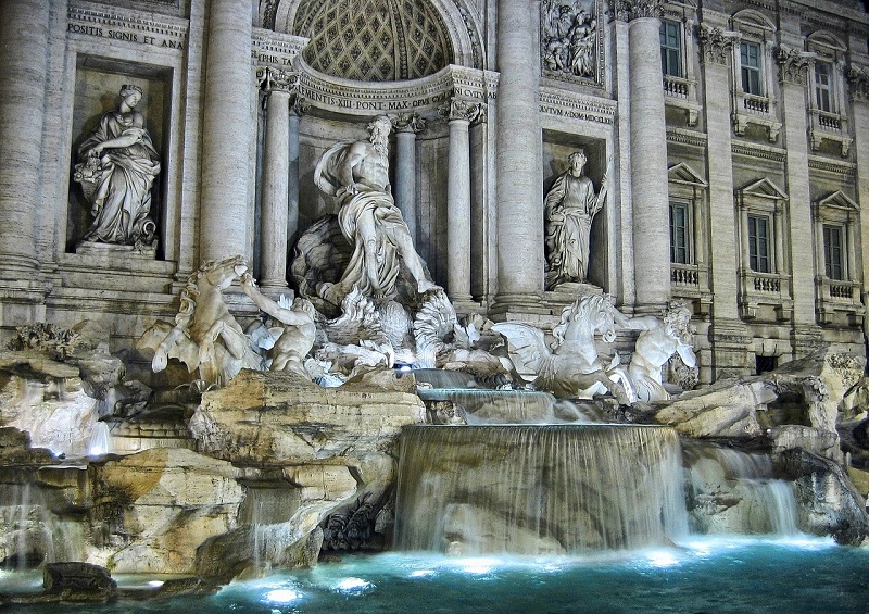 Fontana Trevi Roma