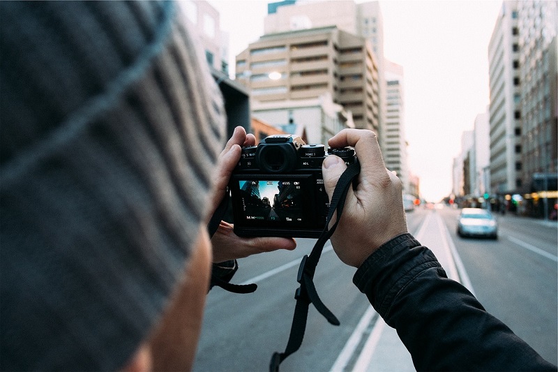 Fotografía calle coches