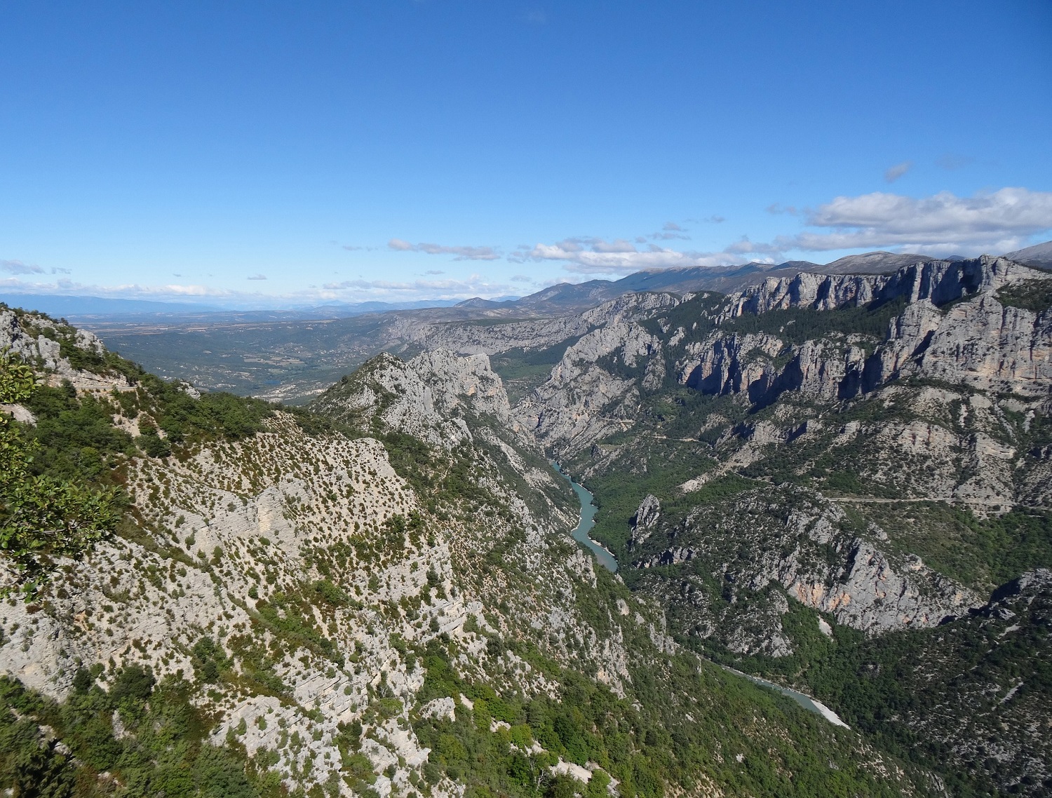 Garganta cañón verdon