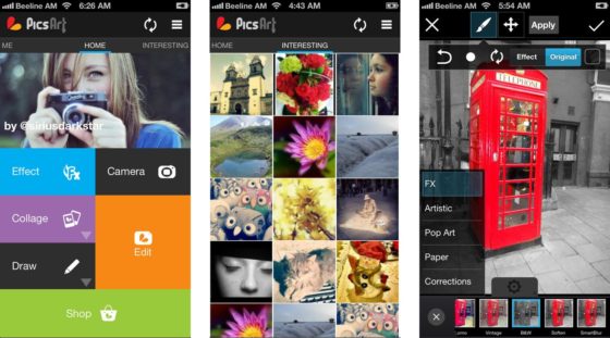 PicsArt es una app muy buena de edición