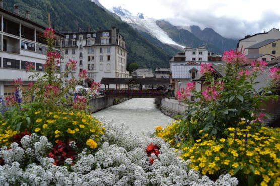 orte in den französischen alpen chamonix