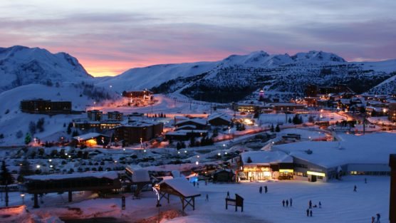 orte in den französischen alpen huez